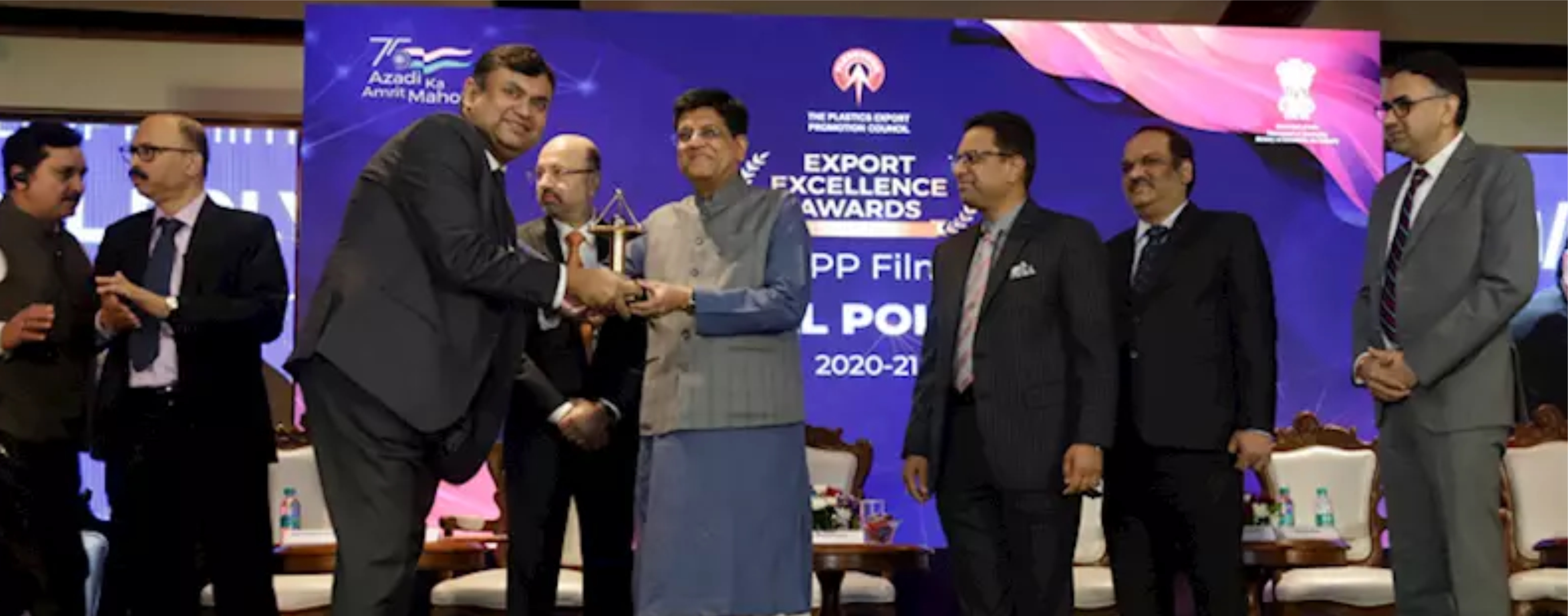 Chiripal wins two export awards